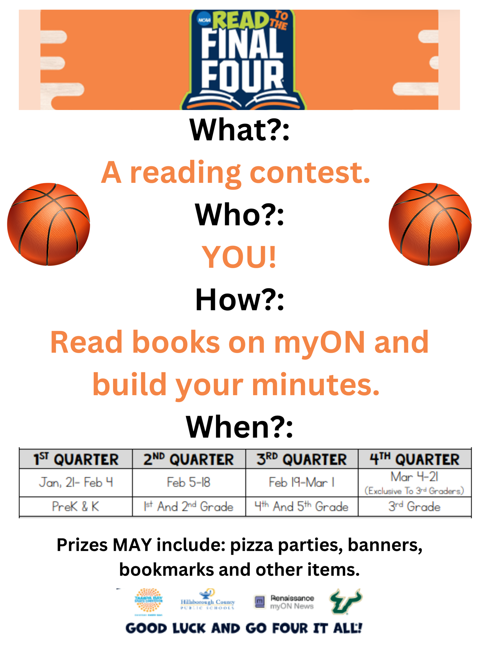  Read to the Final 4 